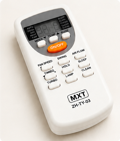 Control remoto de aire acondicionado